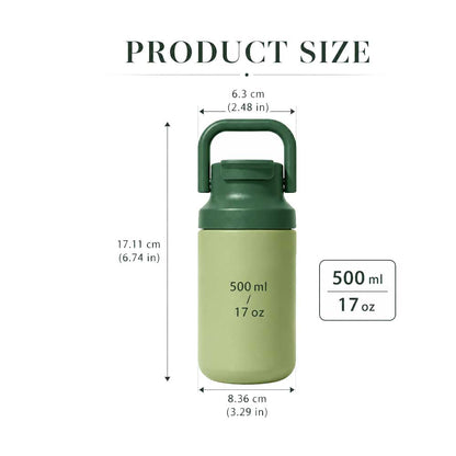 Wholesale Custom Logo 17oz Flip-Top Insulated Water Bottle with Handle - Product Image 6