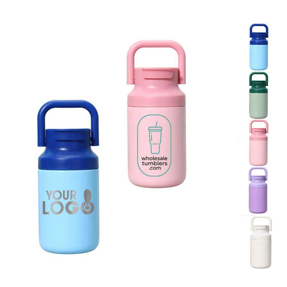 Wholesale Custom Logo 17oz Flip-Top Insulated Water Bottle with Handle - Main View