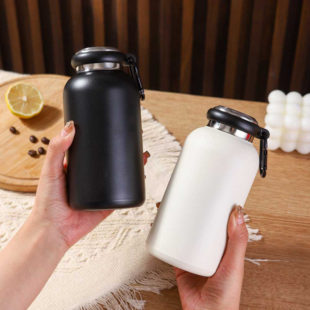 Wholesale Custom Logo 14oz Insulated Water Bottle with Carabiner Clip - Product Image 2