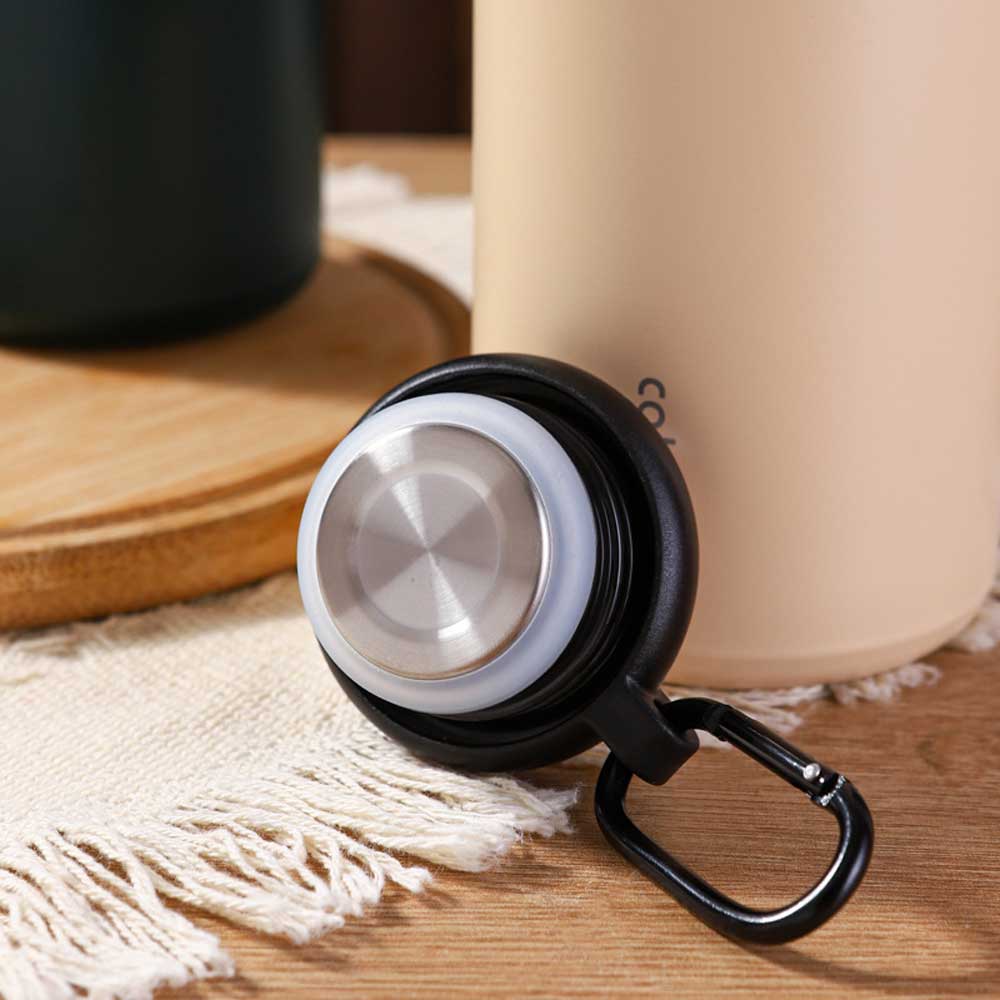 Wholesale Custom Logo 14oz Insulated Water Bottle with Carabiner Clip - Product Image 3