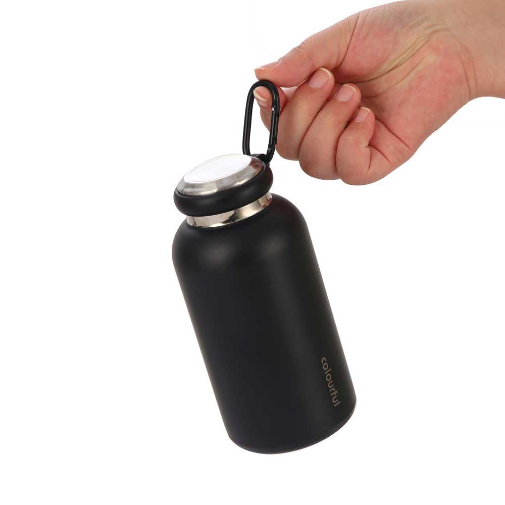 Wholesale Custom Logo 14oz Insulated Water Bottle with Carabiner Clip - Product Image 4