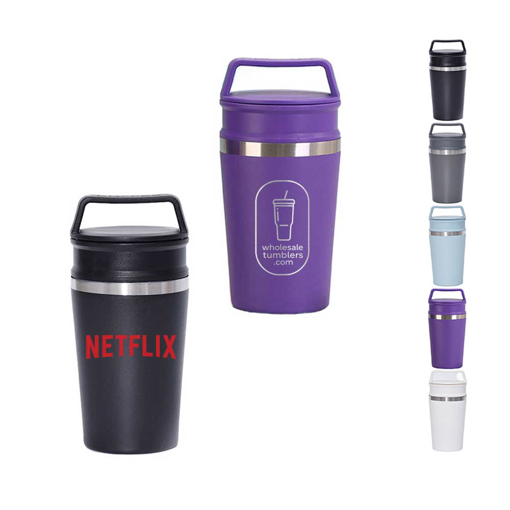Wholesale Custom Logo 10oz Insulated Coffee Tumbler - Main View