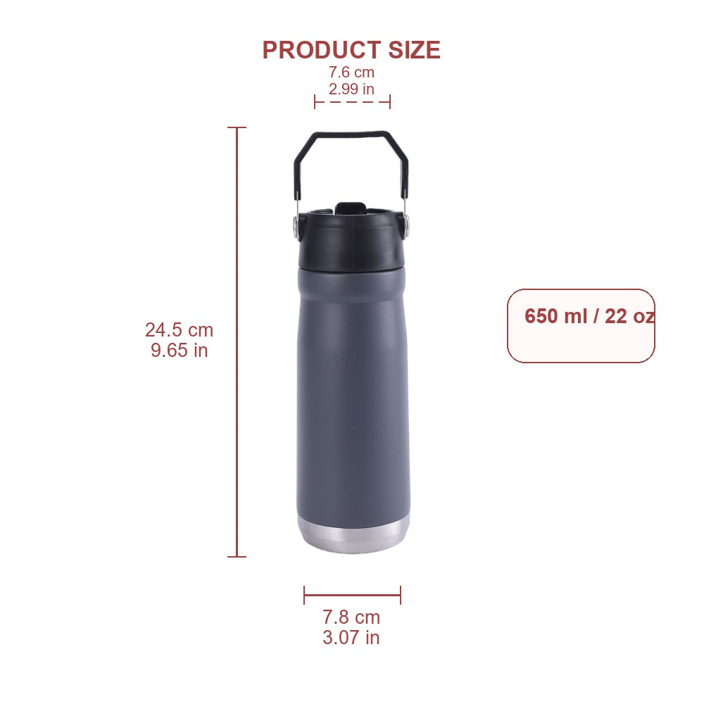 Wholesale Custom Logo 22oz Carry Handle Water Bottle - Product Image 7