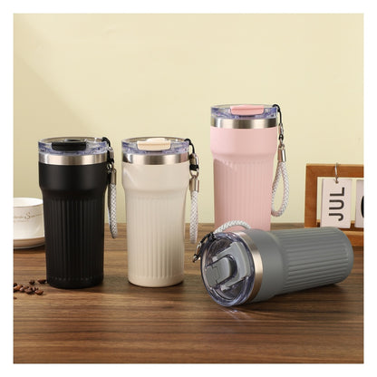 Wholesale Custom Logo 18oz Ribbed Stainless Steel Tumbler - Product Image 3