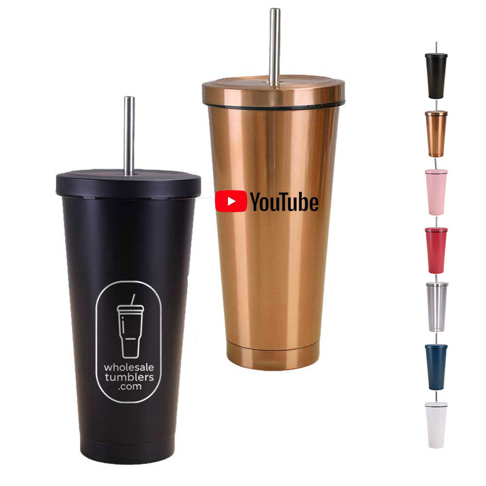 Wholesale Custom Logo 25oz Stainless Steel Travel Tumbler - Main View