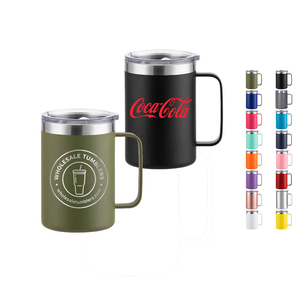 Wholesale Custom Logo 16oz Stainless Steel Insulated Coffee Mug - Product Image 10