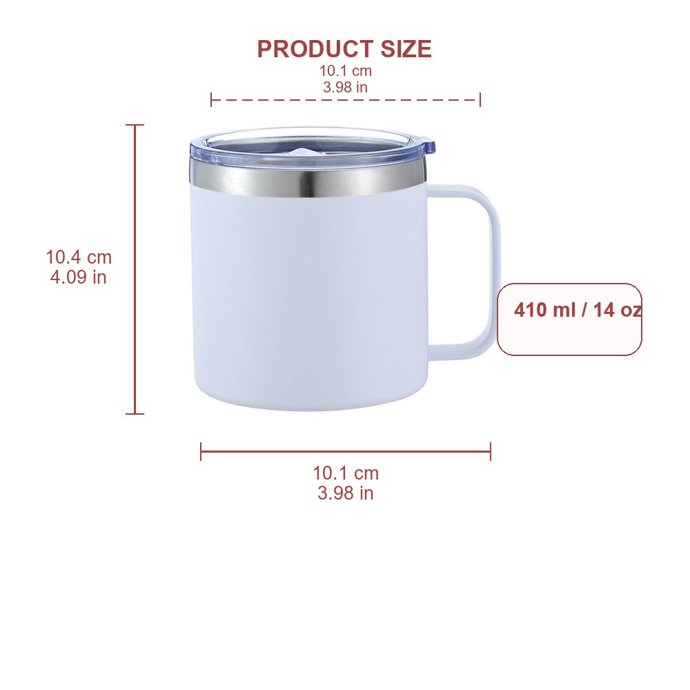 Wholesale Custom Logo 14oz Stainless Steel Insulated Coffee Mug - Product Image 4