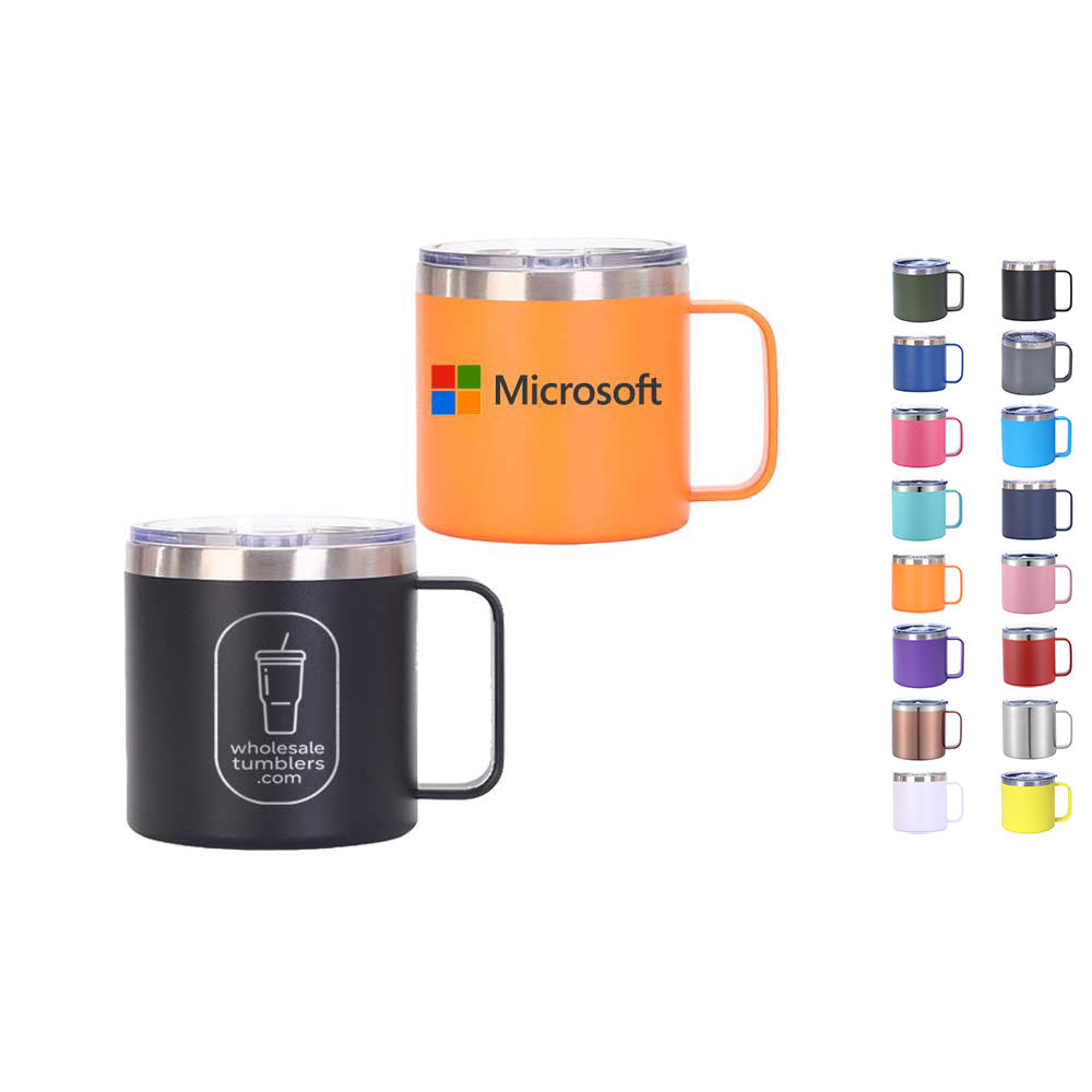 Wholesale Custom Logo 14oz Stainless Steel Insulated Coffee Mug - Main View
