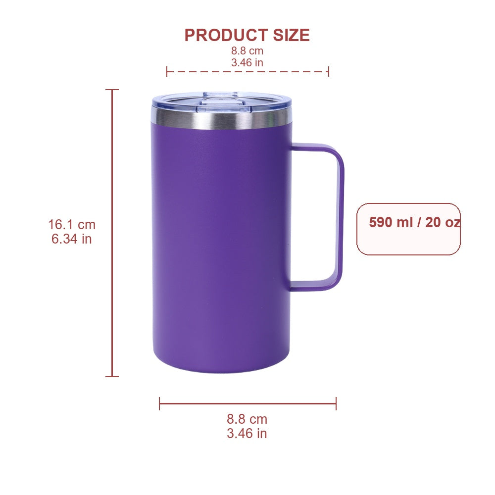 Wholesale Custom Logo 20oz Stainless Steel Insulated Travel Mug - Product Image 9