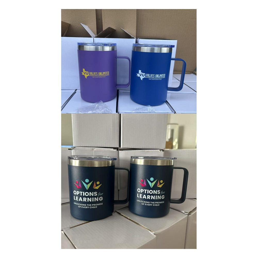 Wholesale Custom Logo 12oz Stainless Steel insulated Coffee Mug - Product Image 2