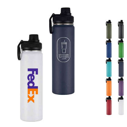 Wholesale Custom Logo 22oz Stainless Steel Sports Bottle - Main View