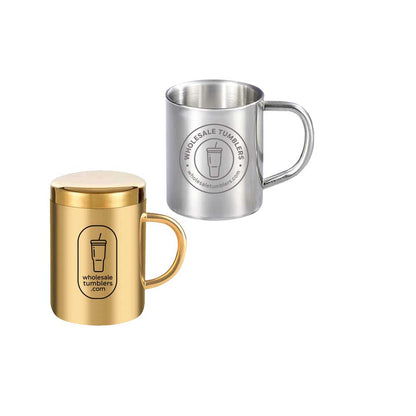 Wholesale Custom Logo 14oz Stainless Steel Coffee Mug With Lid - Main View