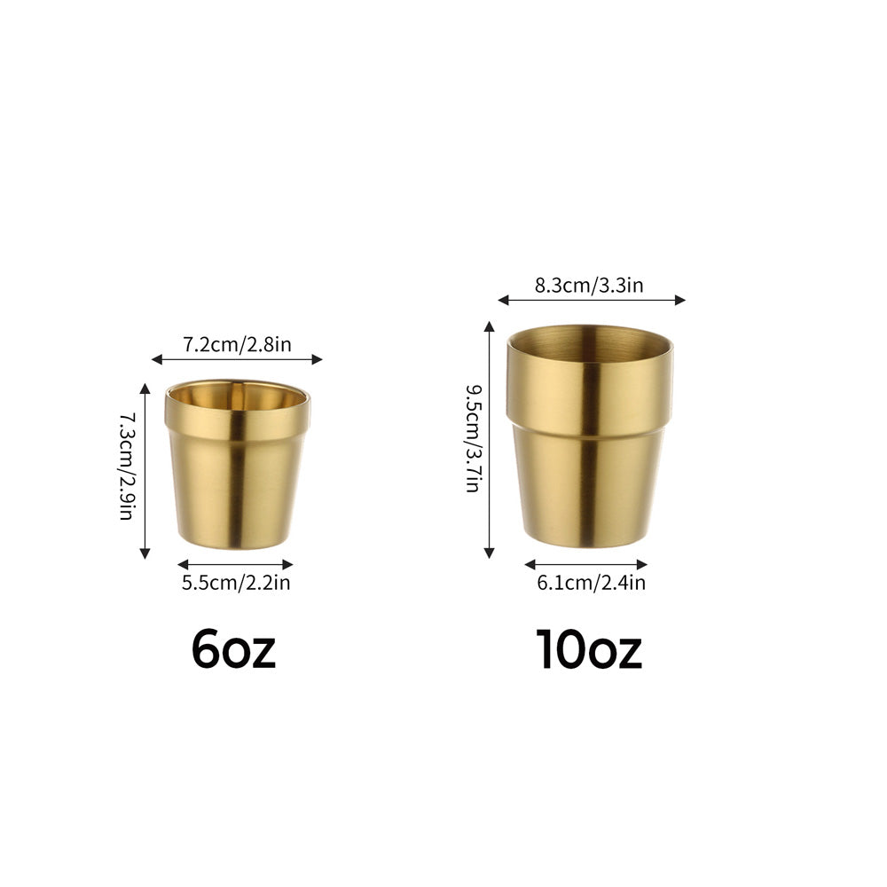 Wholesale Custom Logo  6oz 10oz Stackable Stainless Steel Tumbler - Product Image 6