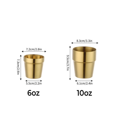 Wholesale Custom Logo  6oz 10oz Stackable Stainless Steel Tumbler - Product Image 6
