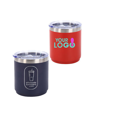 Wholesale Custom Logo 10oz Stainless Steel Lowball Tumbler - Main View