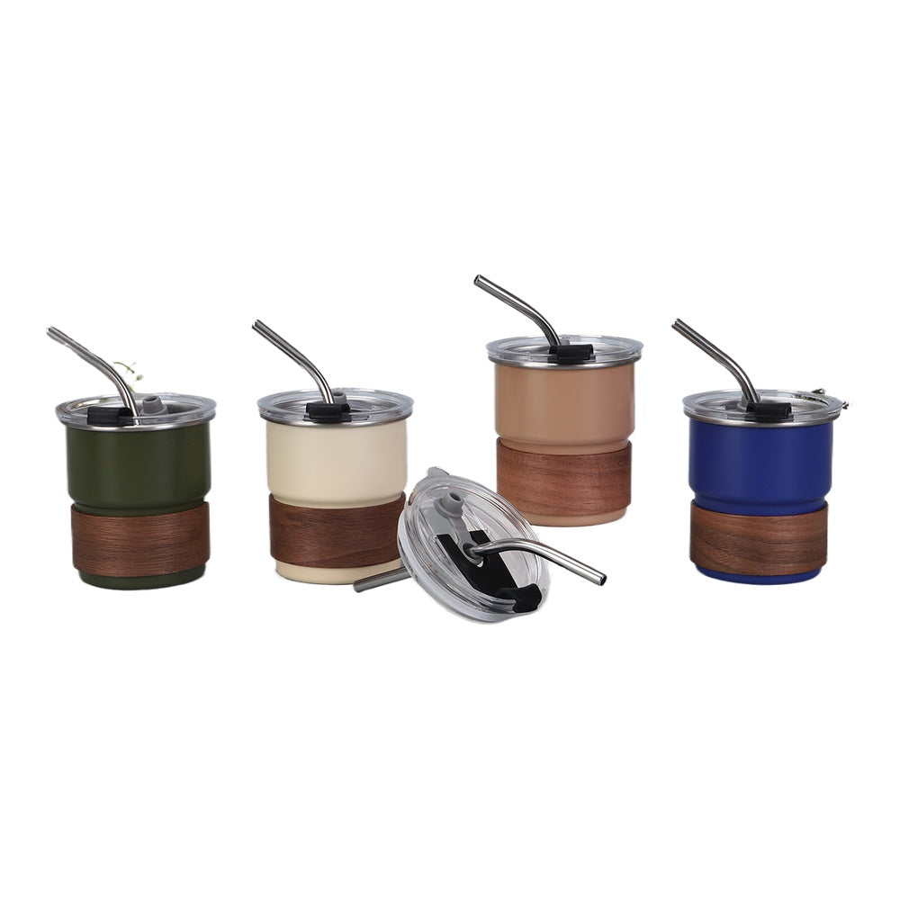 Wholesale Custom Logo 10oz Wood Sleeve Lowball Tumbler - Product Image 8