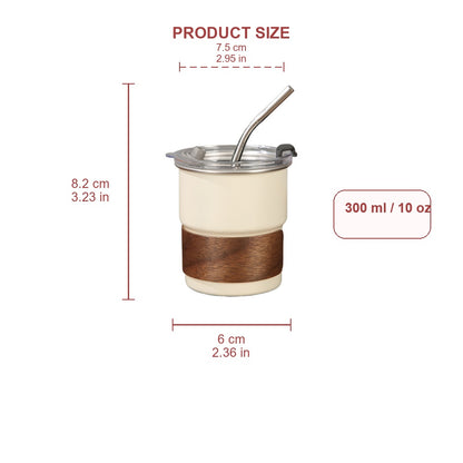 Wholesale Custom Logo 10oz Wood Sleeve Lowball Tumbler - Product Image 9