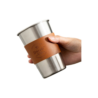 Wholesale Custom Logo 17oz Leatherette Sleeve Tumbler - Product Image 5