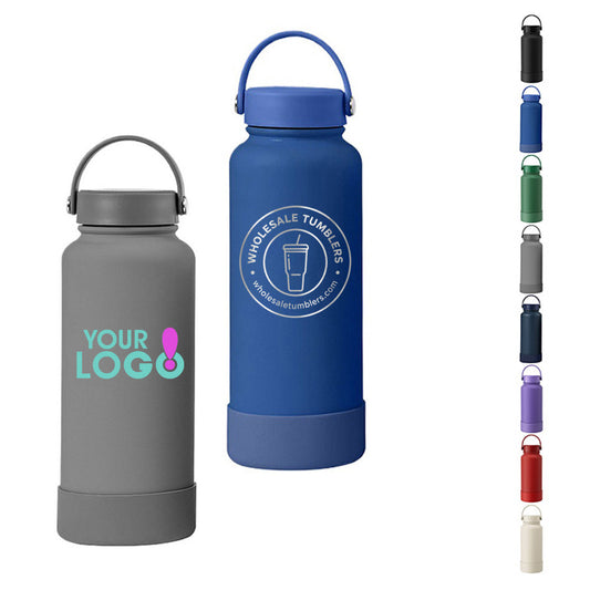 Wholesale Custom Logo Large 34oz Stainless Steel Water Bottle - Main View