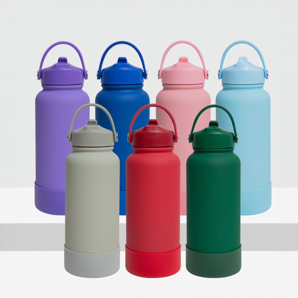 Wholesale Custom Logo 40oz Large Stainless Steel Water Bottle Flip Straw - Product Image 2
