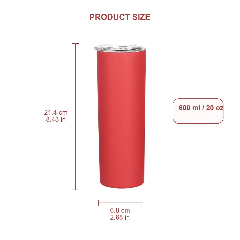 Wholesale Custom Logo 20oz Slim Stainless Steel Tumbler - Product Image 6