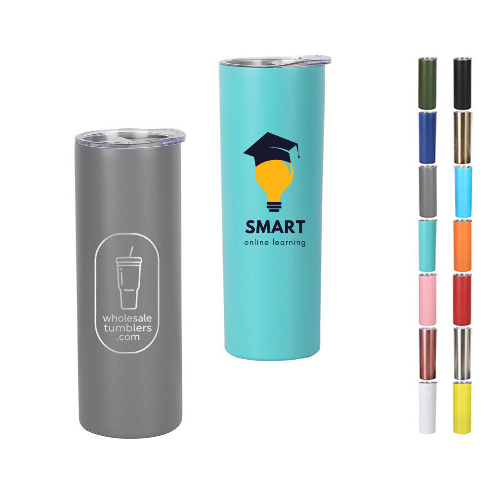 Wholesale Custom Logo 20oz Slim Stainless Steel Tumbler - Product Image 7