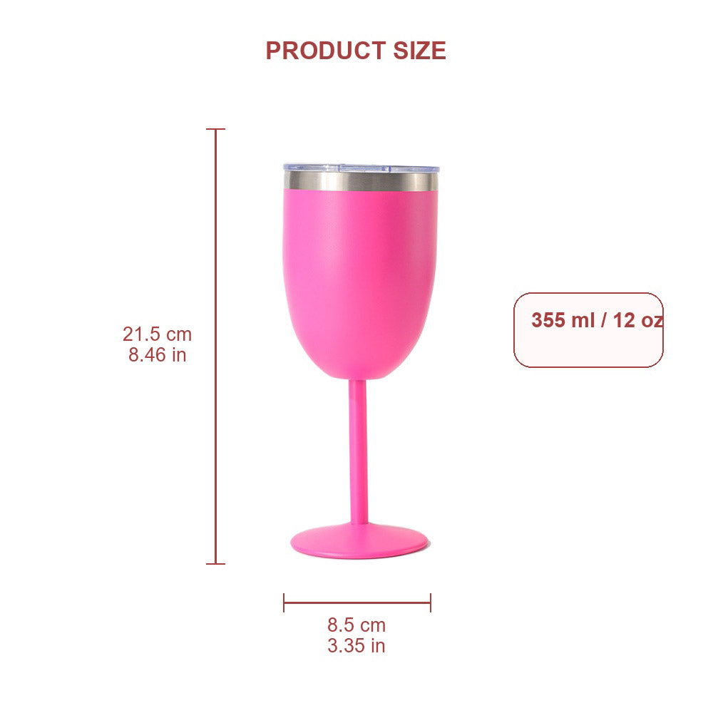 Wholesale Custom Logo 12oz Stainless Steel Wine Tumbler - Product Image 6