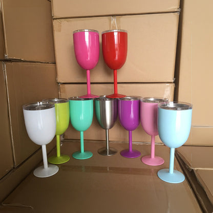 Wholesale Custom Logo 10oz Stainless Steel Wine Tumbler - Product Image 4