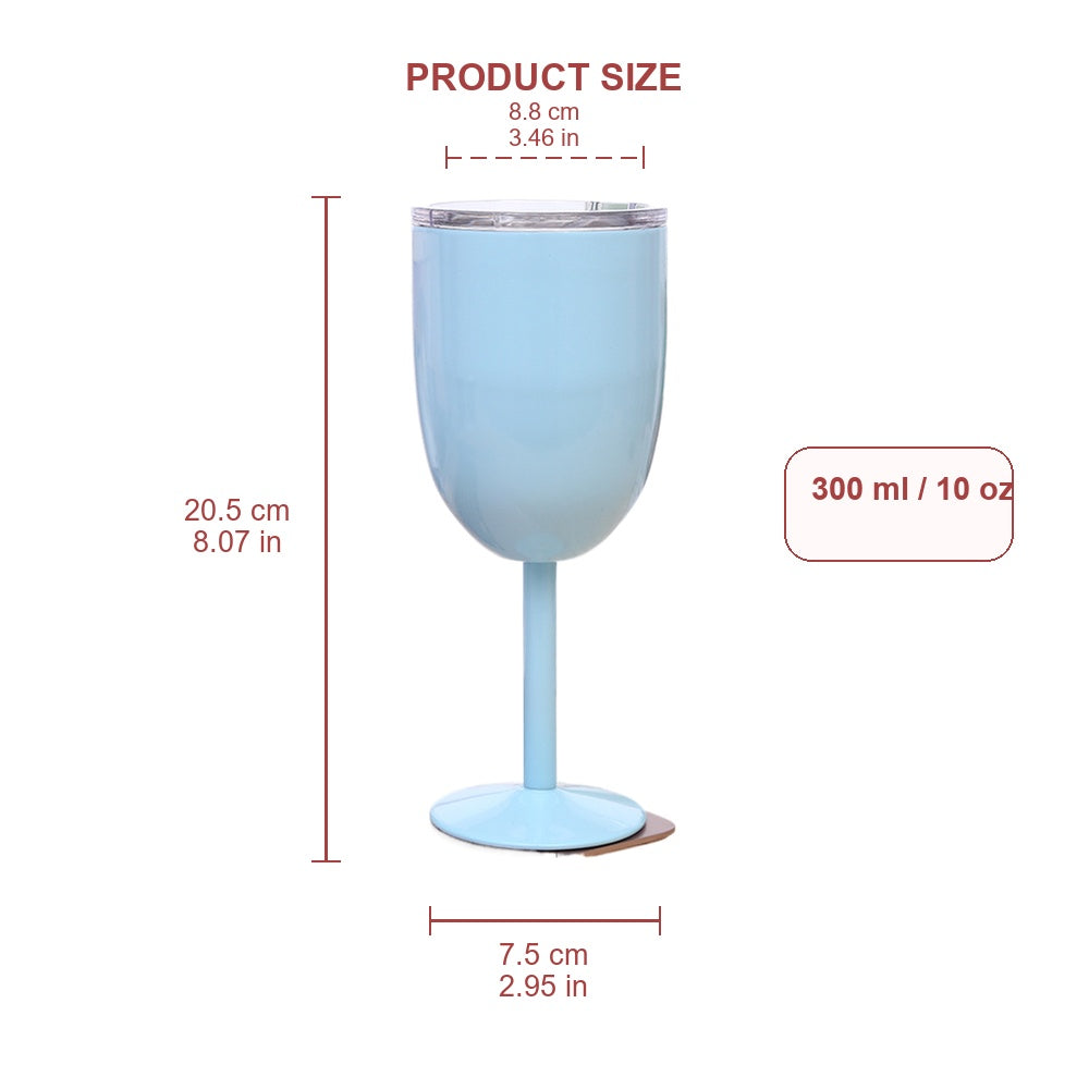 Wholesale Custom Logo 10oz Stainless Steel Wine Tumbler - Product Image 7