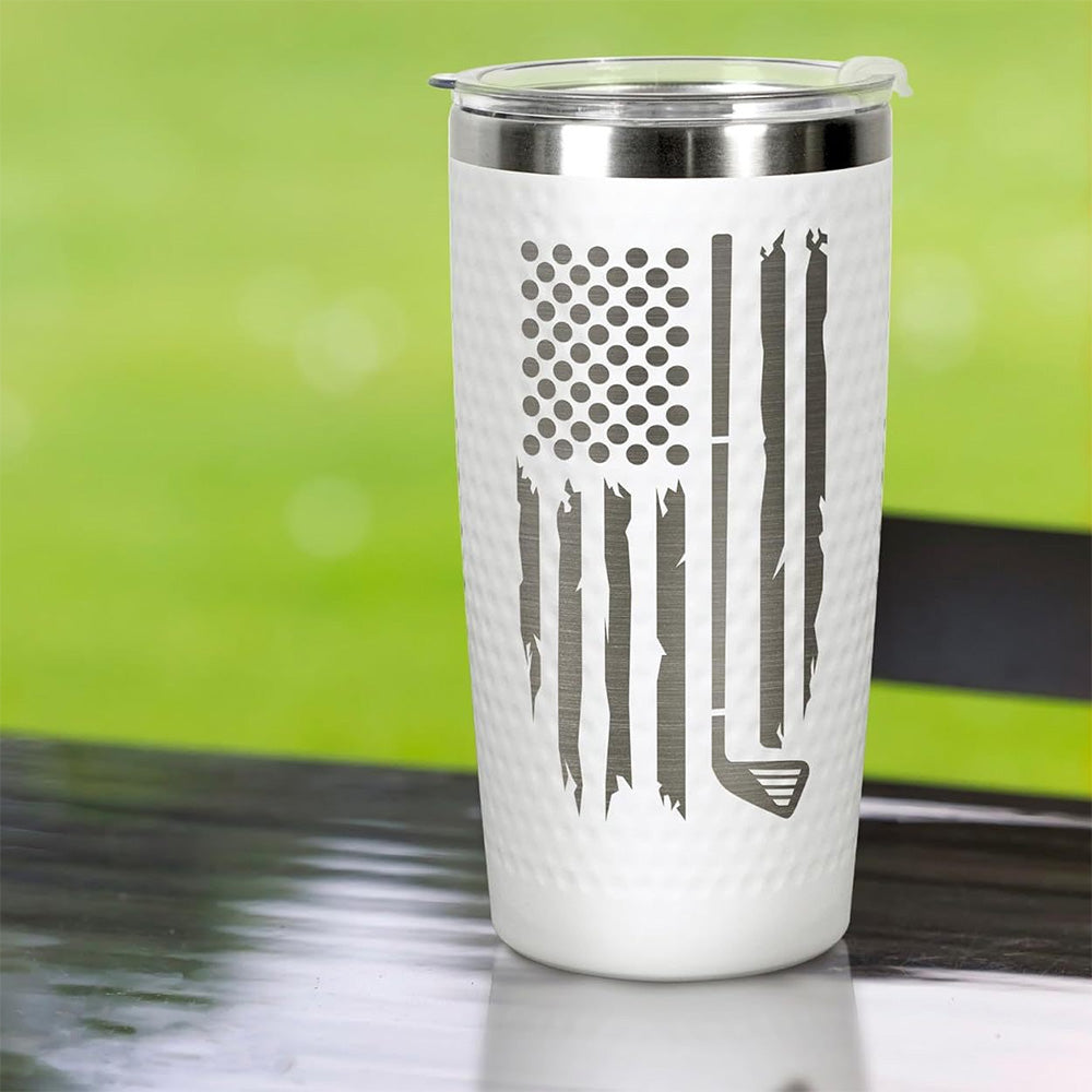 Wholesale Custom Logo 20oz Golf Ball Textured Tumbler - Product Image 5