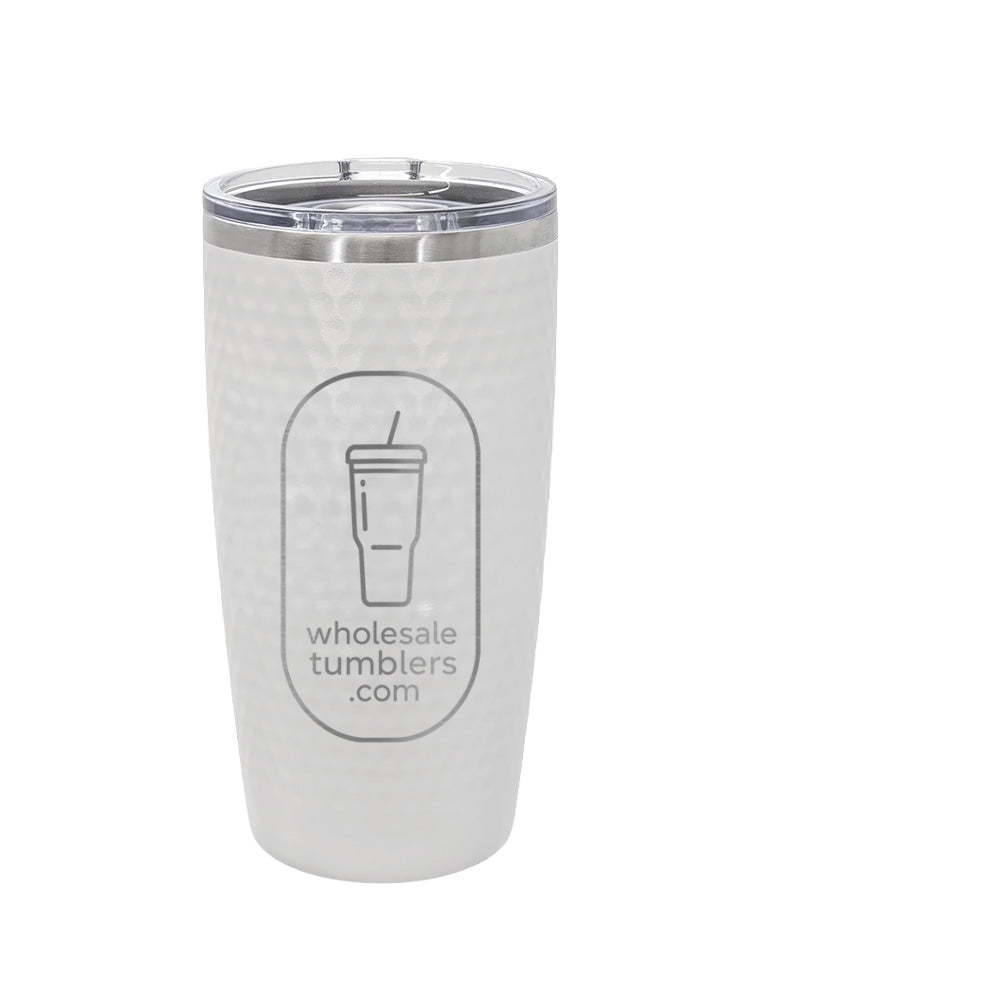 Wholesale Custom Logo 20oz Golf Ball Textured Stainless Steel Tumbler - Main View