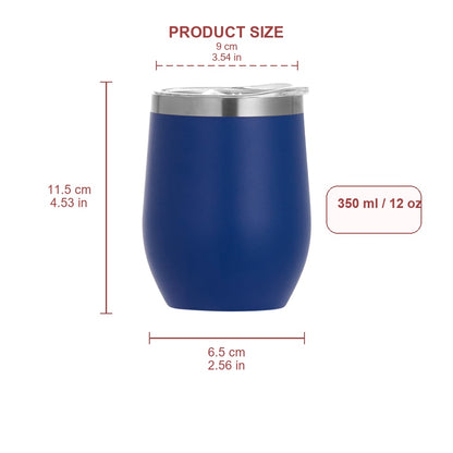 Wholesale Custom Logo 12oz Stemless Wine Tumbler - Product Image 6