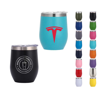 Wholesale Custom Logo 12oz Stemless Wine Tumbler - Product Image 7