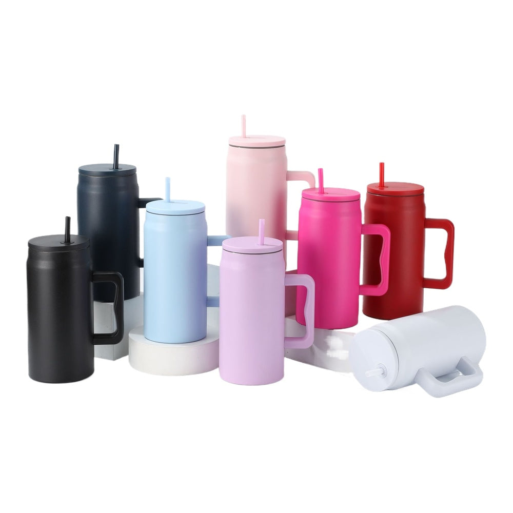 Wholesale Custom Logo 50oz Tumbler with Handle and Straw - Product Image 3