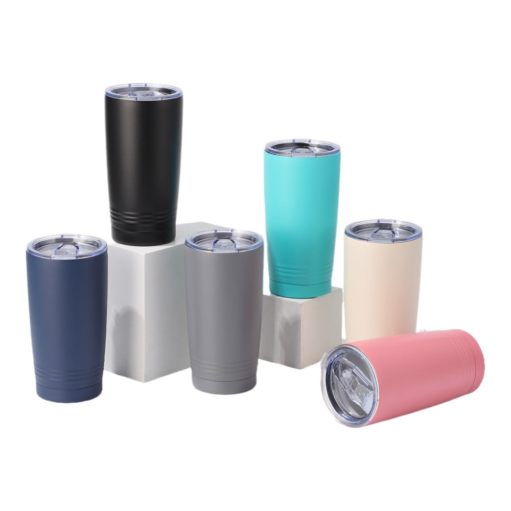 Wholesale Custom Logo 20oz Ribbed Base Stainless Steel Tumbler - Product Image 5