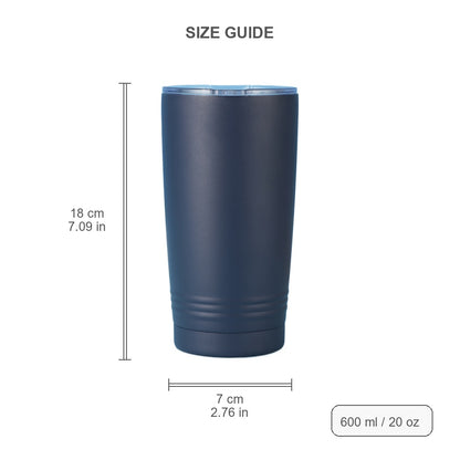 Wholesale Custom Logo 20oz Ribbed Base Stainless Steel Tumbler - Product Image 7