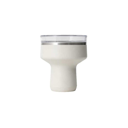 Wholesale Custom Logo 16oz Insulated Wine Tumbler Goblet Shape - Color - WHITE