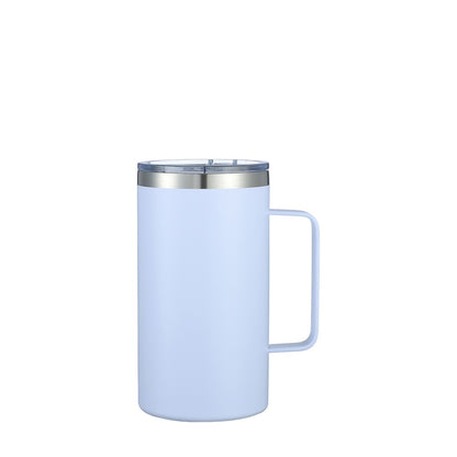 Wholesale Custom Logo 24oz Stainless Steel Travel Mug - White