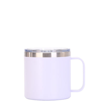 Wholesale Custom Logo 14oz Stainless Steel Insulated Coffee Mug - White