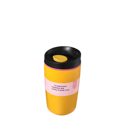 Wholesale Custom Logo 12oz Insulated Coffee Tumbler - YELLOW