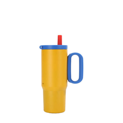Wholesale Custom Logo 25oz Stainless Steel Handle Tumbler - Yellow
