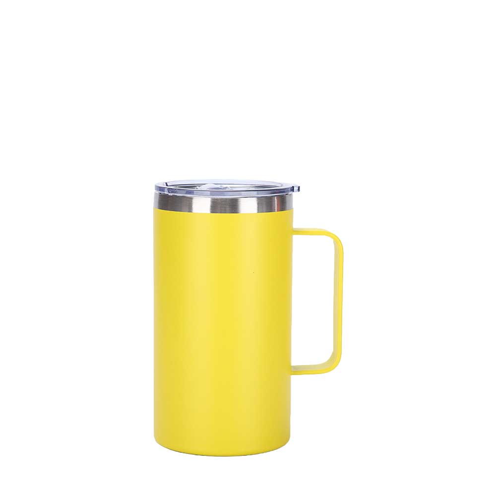 Wholesale Custom Logo 20oz Stainless Steel Insulated Travel Mug - Yellow
