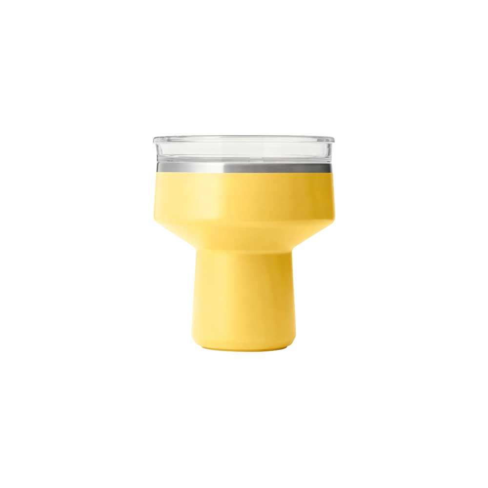 Wholesale Custom Logo 16oz Insulated Wine Tumbler Goblet Shape - Color - Yellow