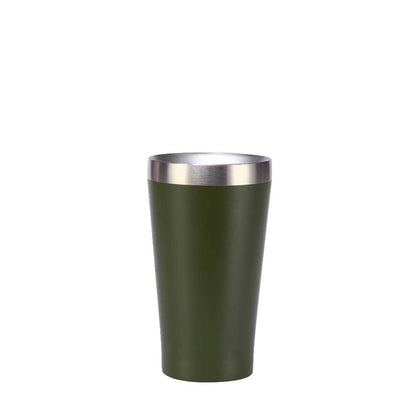 Wholesale Custom Logo 16oz Stainless Steel Pint Tumbler - army-green