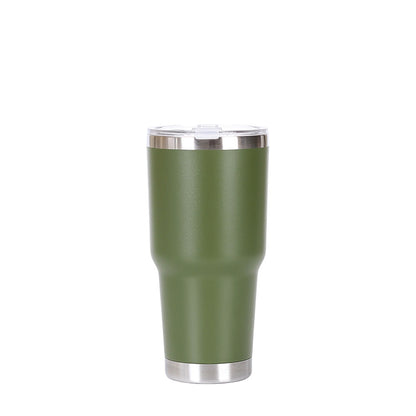 Wholesale Custom Logo 30oz Stainless Steel Travel Tumbler - army green