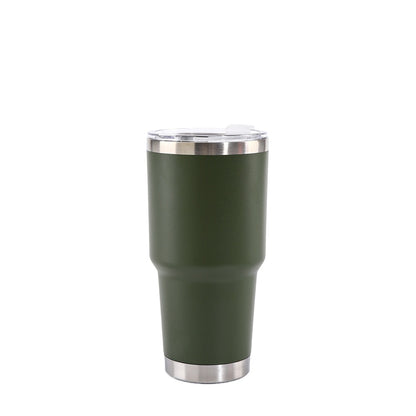 Wholesale Custom Logo 30oz Stainless Steel Travel Tumbler - army green