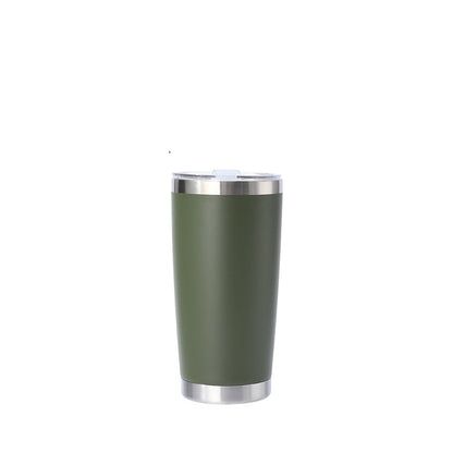 Wholesale Custom Logo 20oz Stainless Steel Travel Tumbler - army green