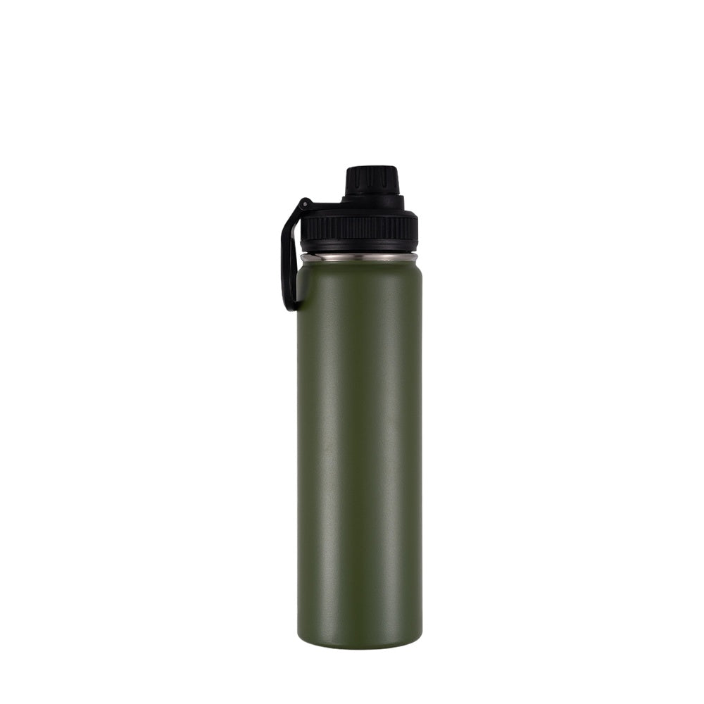 Wholesale Custom Logo 22oz Stainless Steel Sports Bottle - army green
