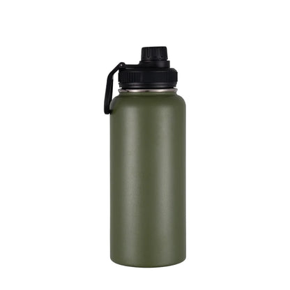 Wholesale Custom Logo 40oz Stainless Steel Water Bottle - army green
