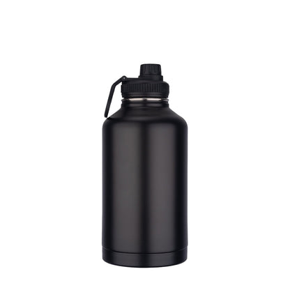 Wholesale Custom Logo 64oz Large Stainless Steel Water Bottle - black